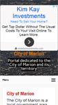 Mobile Screenshot of cityofmarion.com